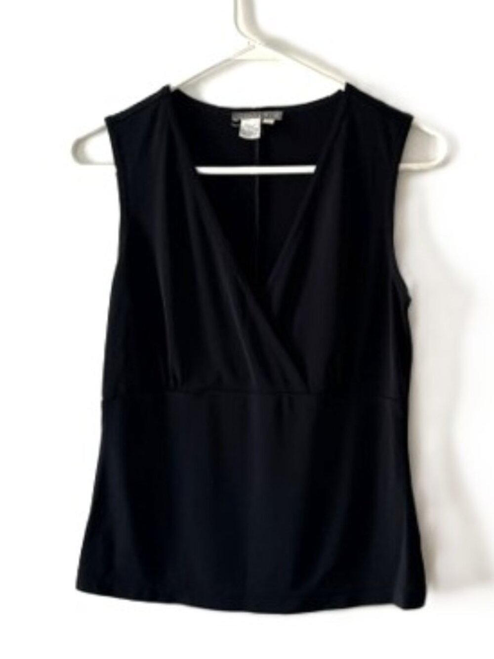 Isabella Bird Black Tank Top with Empire Waist